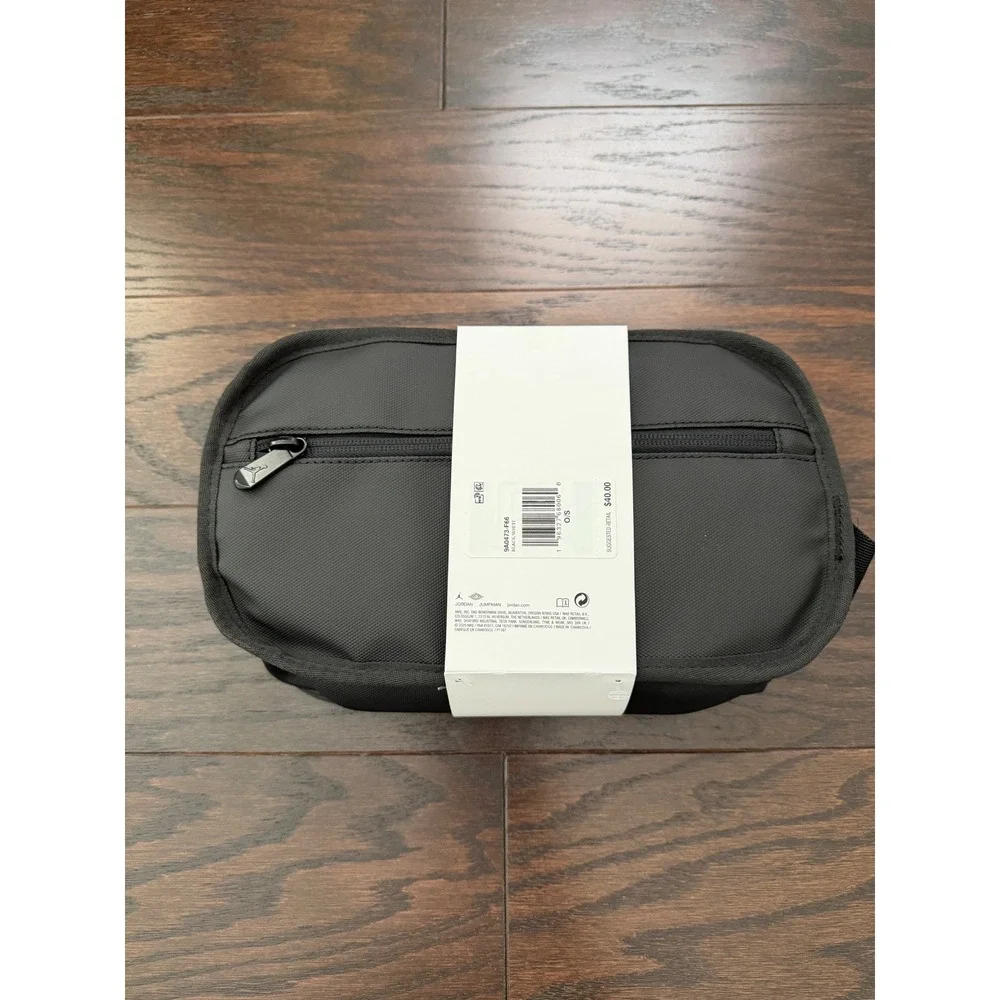 Jordan Jumpman Travel Bag Black White Red Toiletry Pouch 9A0473-F66 NEW